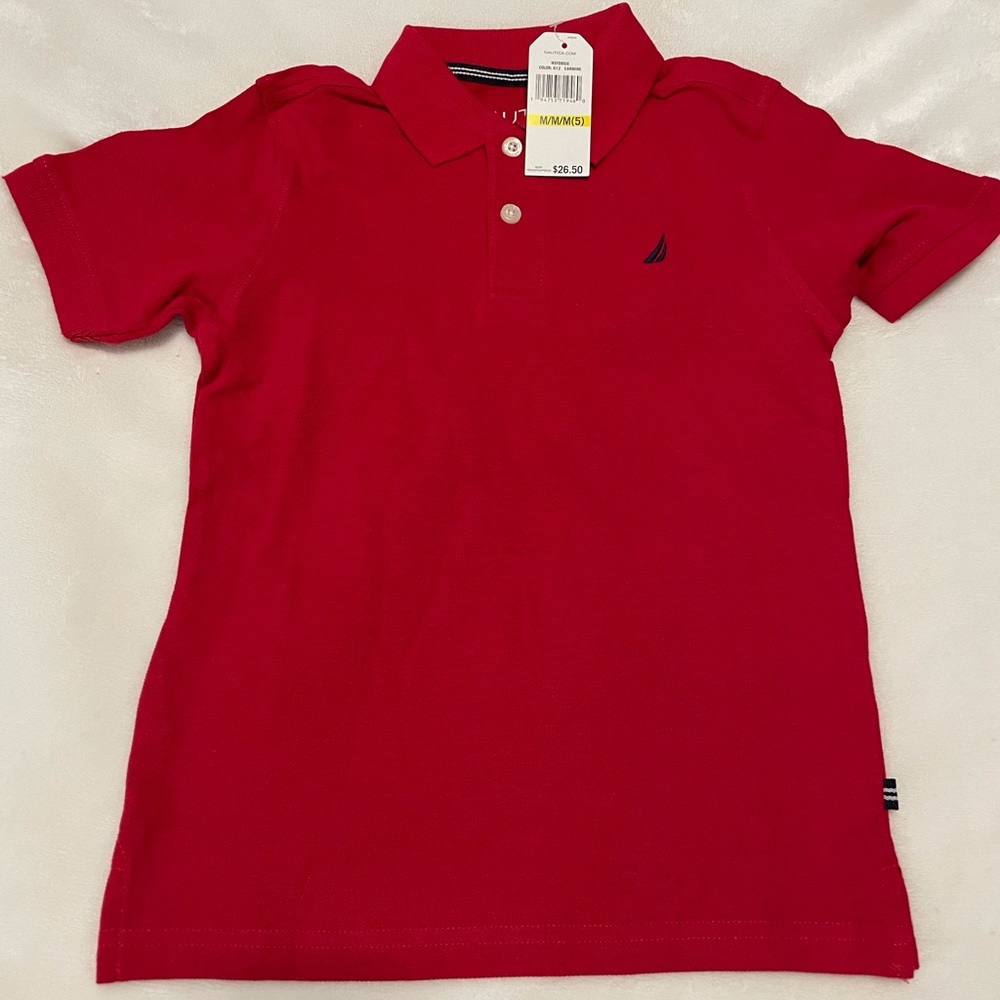 Nautica Boys Size 5 Polo Shirt